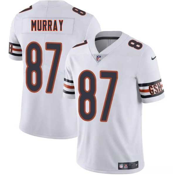 Men & Women & Youth Chicago Bears #87 Jordan Murray White 2025 Vapor Stitched Jersey